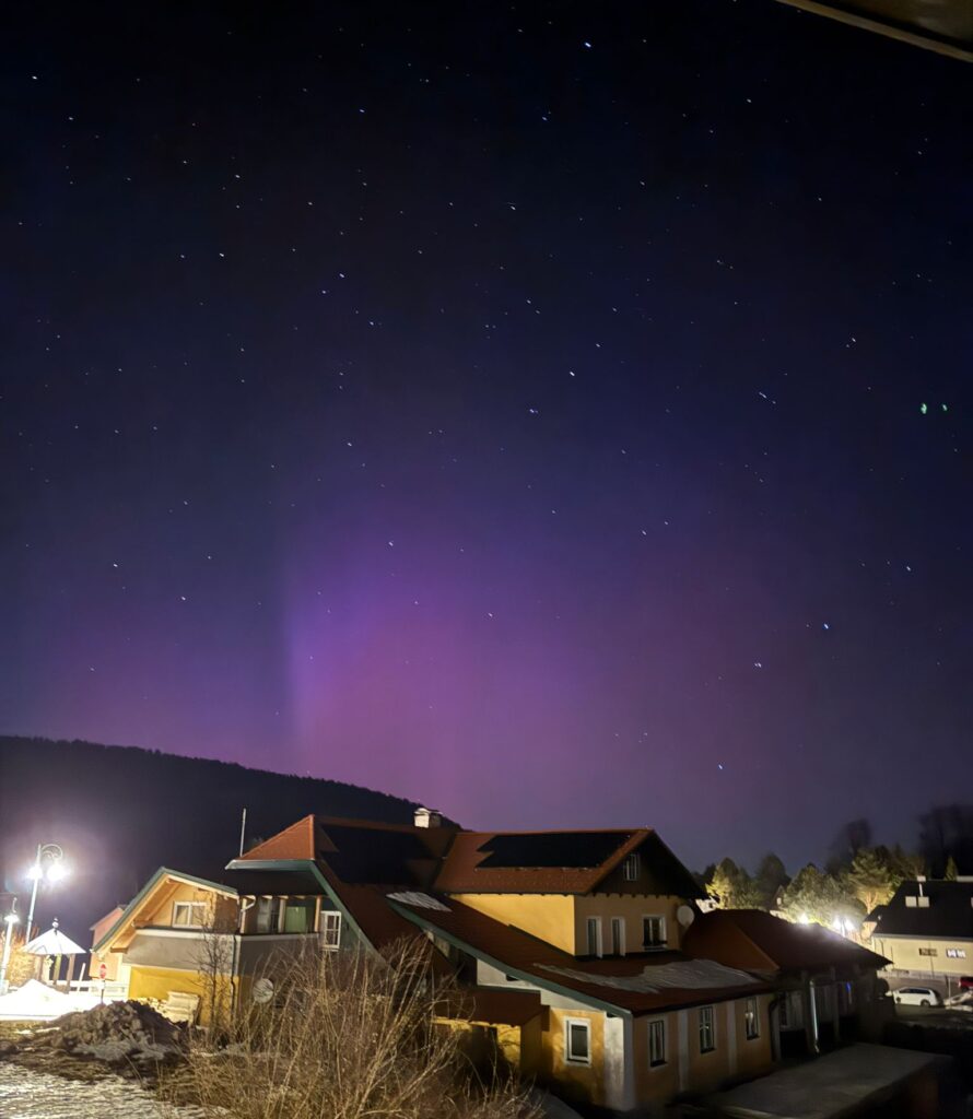 Ferienhaus Kräuterhäusl und die Polarlichter